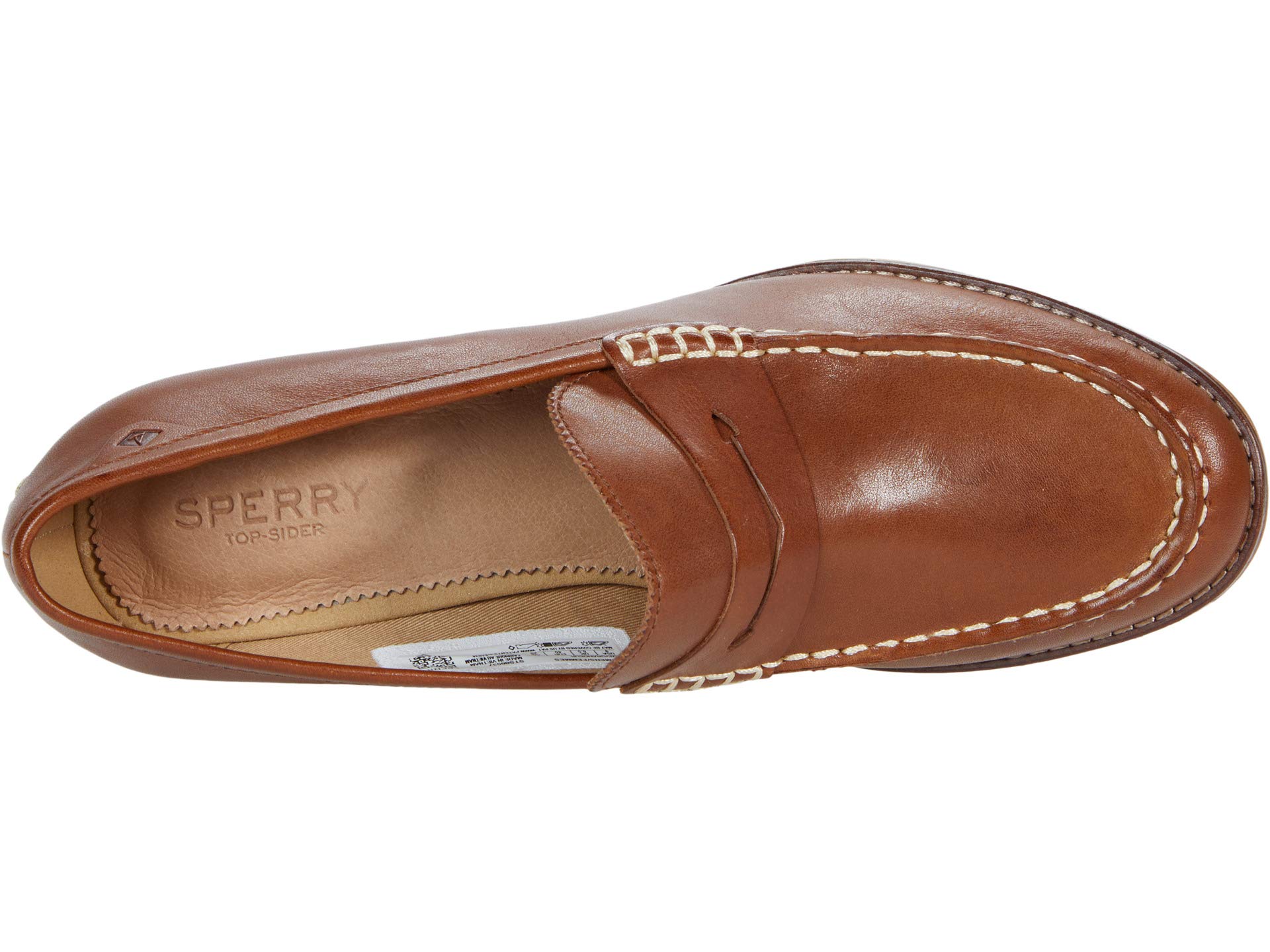 Лоферы Sperry Seaport Penny Heel Leather, желто-коричневый — фото 2