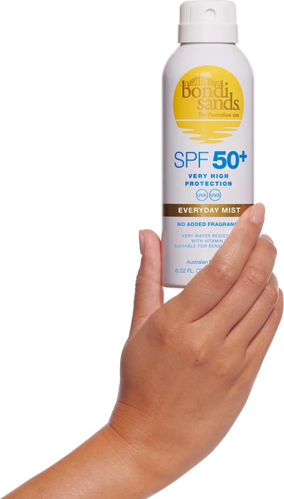 Водостойкий солнцезащитный спрей для ежедневного использования Spf 50+ Bondi Sands, spf 50+ 160 гр — фото 2