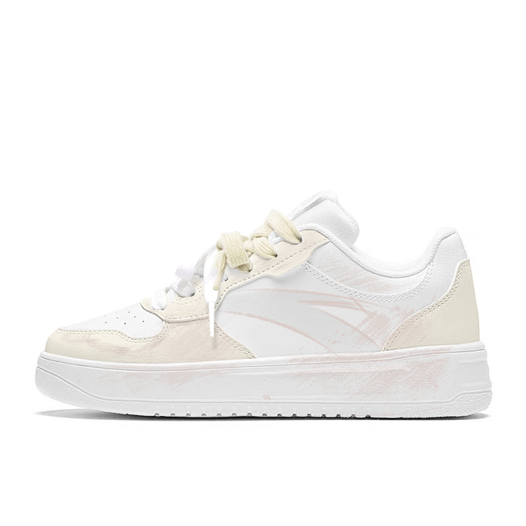 

Мужские низкие скейтбордистские кроссовки с противоскользящей и износостойкой подошвой, обеспечивающие баланс Anta, бежевый желтый