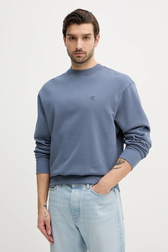 

Хлопковая толстовка Calvin Klein Jeans, синий