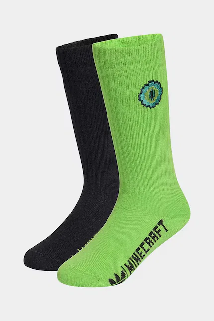 Носки детские Minecraft 2 шт Adidas Originals, черный