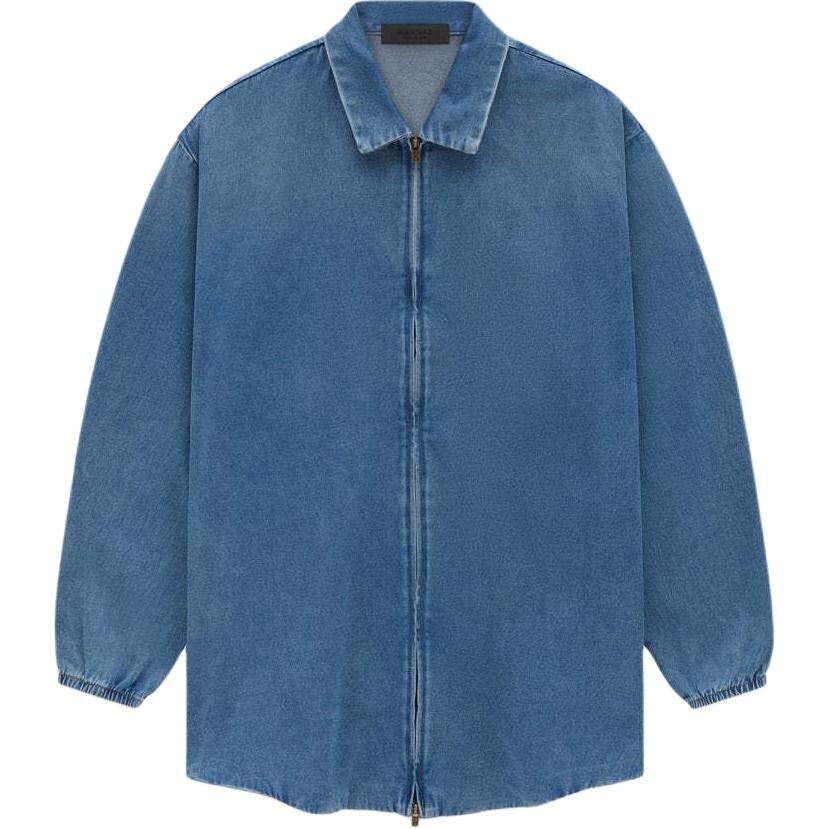 

Джинсовая верхняя рубашка из основной коллекции Fear Of God Essentials, цвет Creek Blue/Med Wash
