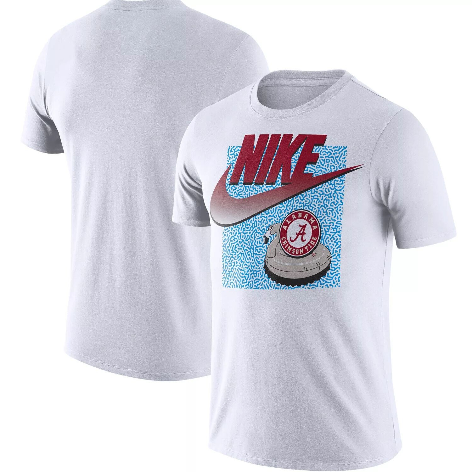 

Мужская белая футболка Alabama Crimson Tide с галочкой Spring Break Nike, Белый, Мужская белая футболка Alabama Crimson Tide с галочкой Spring Break Nike