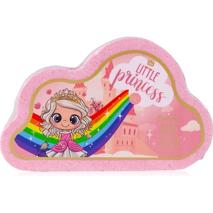 

Little Princess, шипучая ванна в форме облака с эффектом радуги, 110 г, аромат: клубничный чизкейк Accentra