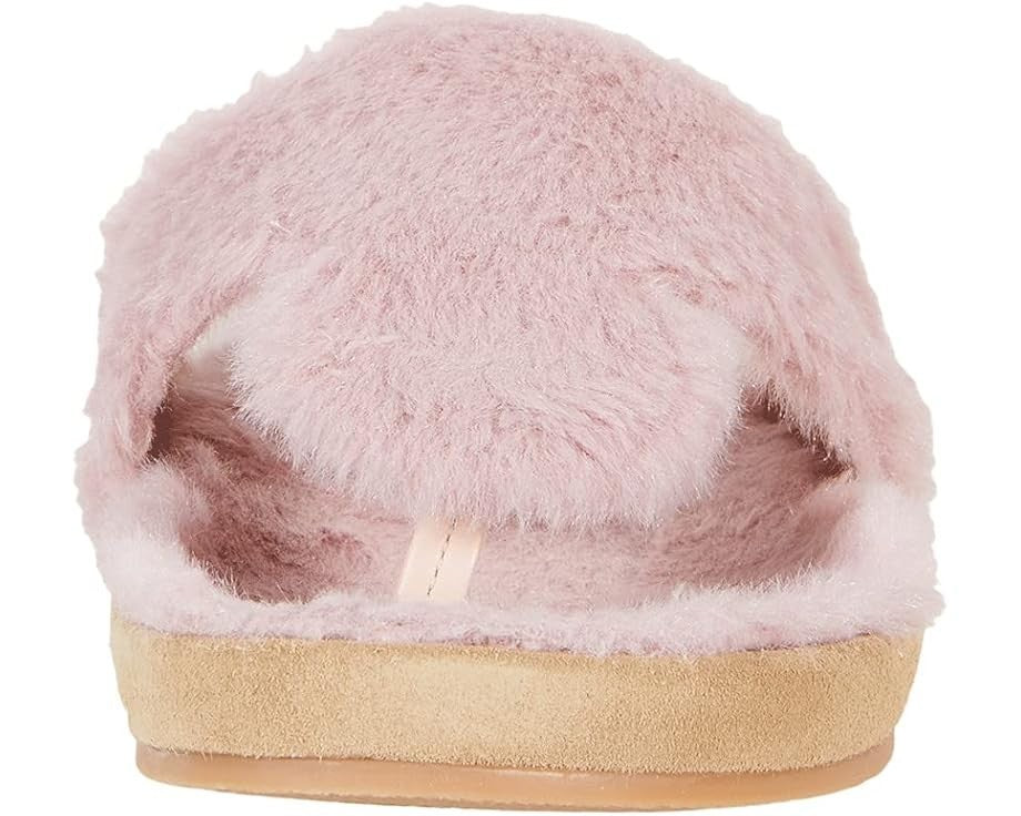 Jack Rogers Jacks Comfort Cozy Thong Women's  Blush Faux Fur Sandal JOBB1466, розовый — фото 4