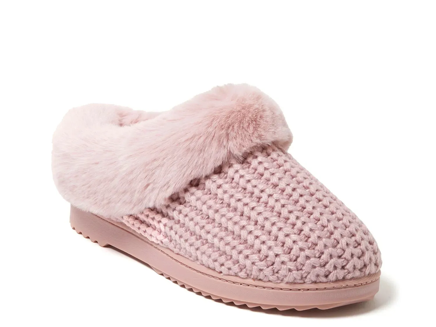 Тапочки-сабо Dearfoams Hannah - женские, светло-розовые