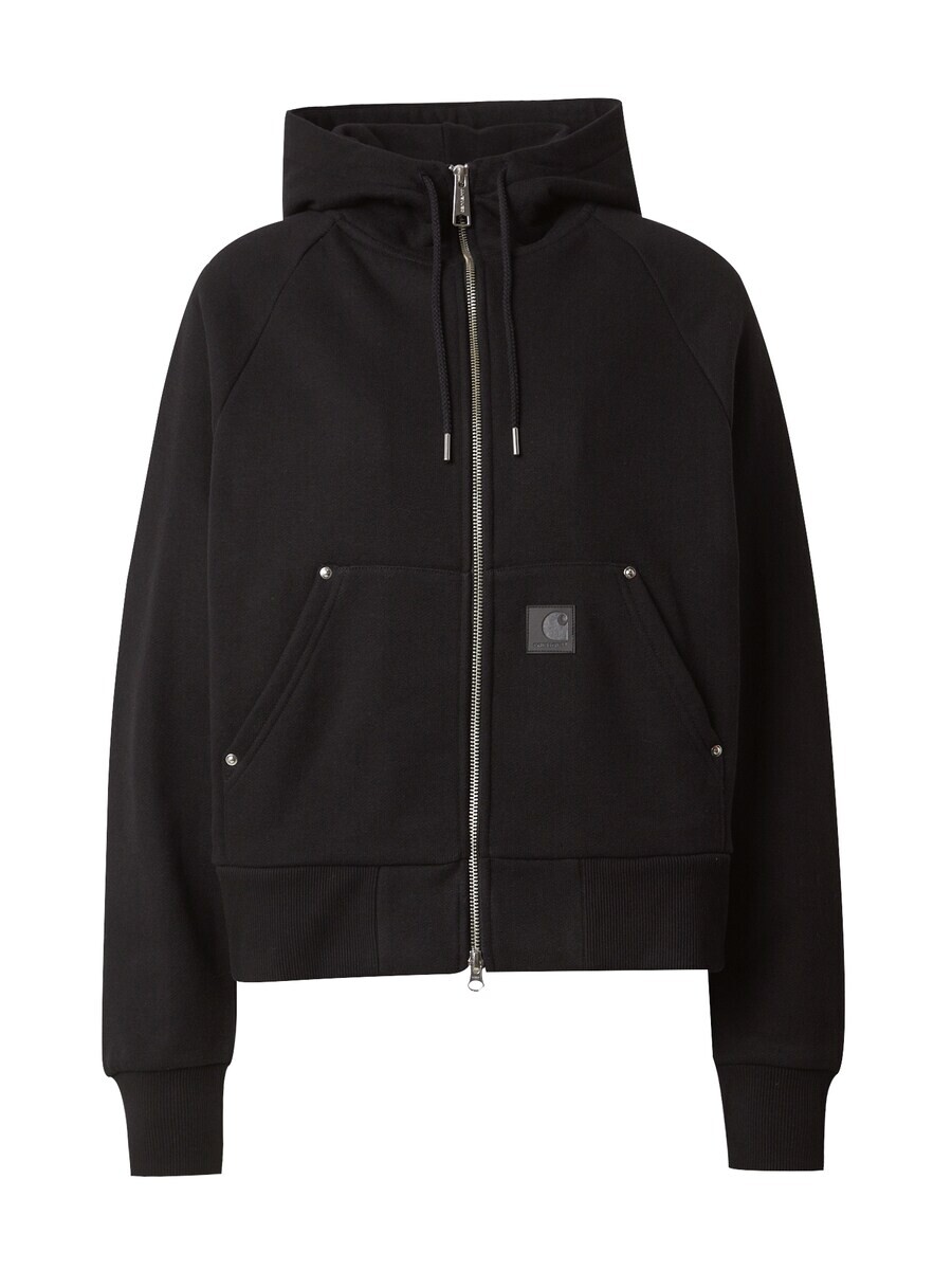 

Толстовка с капюшоном на молнии Carhartt WIP Zip-Up Hoodie Eldon, черный