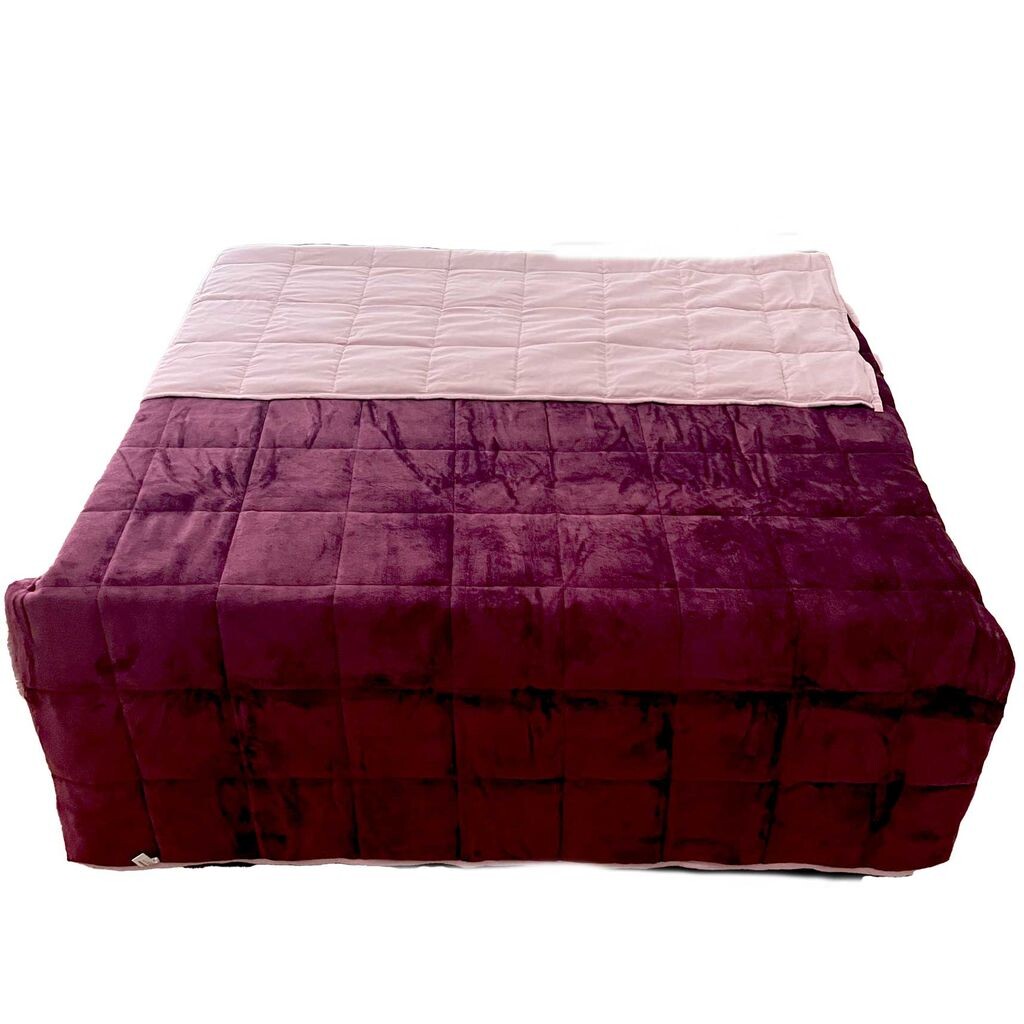 

Aboutyourhome Утяжеленное одеяло для верхней кровати 135x200 см, 6 кг, терапевтическое одеяло, расслабляющее одеяло с ягодами aboutyourhome-shop