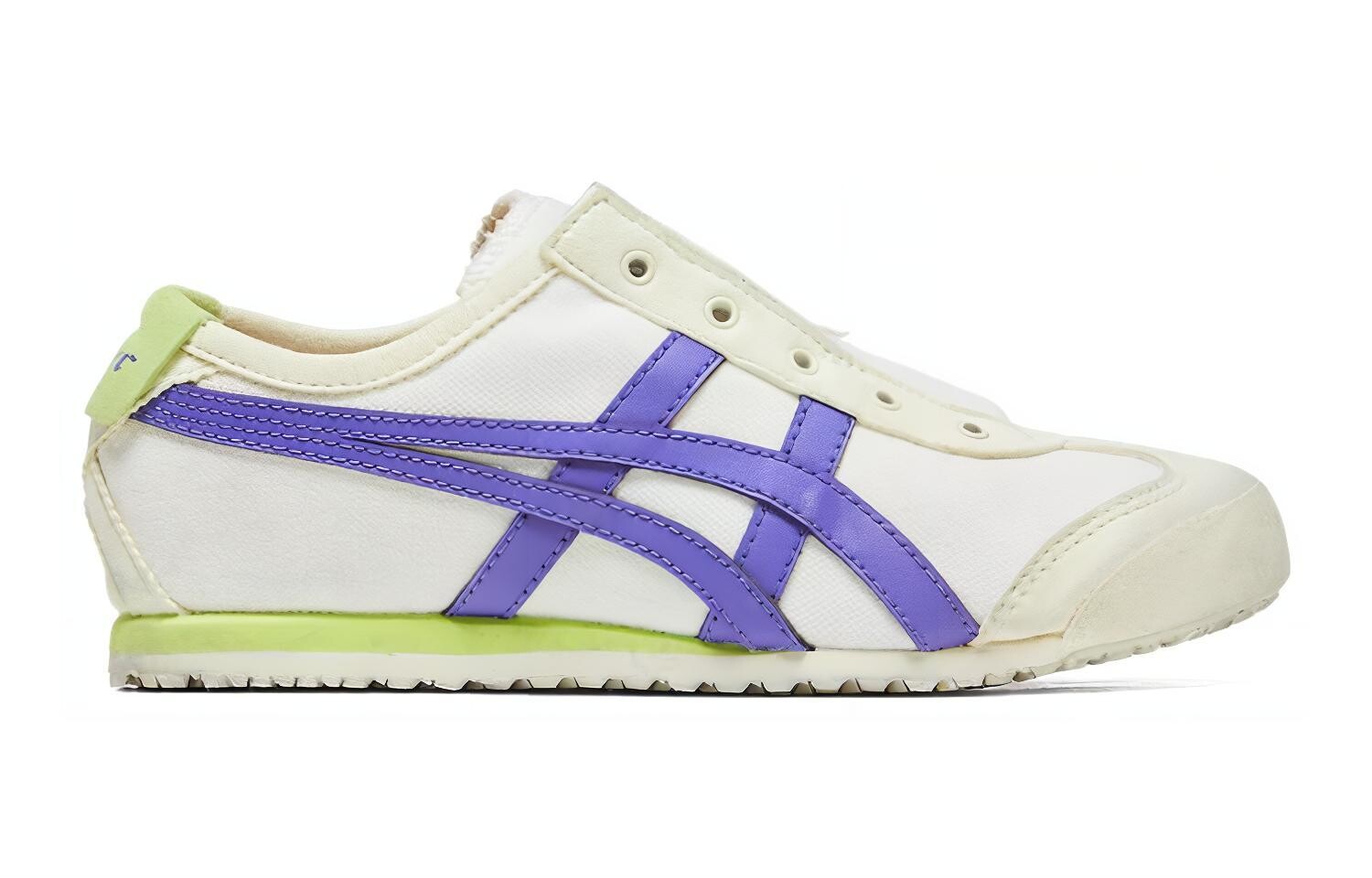Кроссовки Onitsuka Tiger MEXICO 66 Kids Lifestyle Shoes Kids Low-top Beige/Blue, бежевый/синий — фото 2