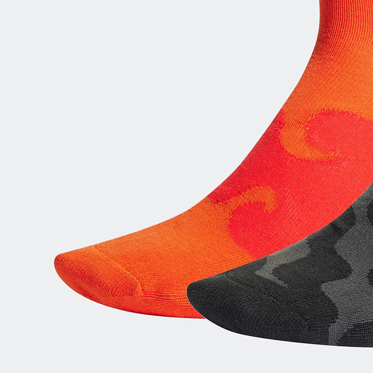 Коллекция MARIMEKKO Носки до середины икры женские 2 пары Чёрный/Оранжевый Adidas — фото 2