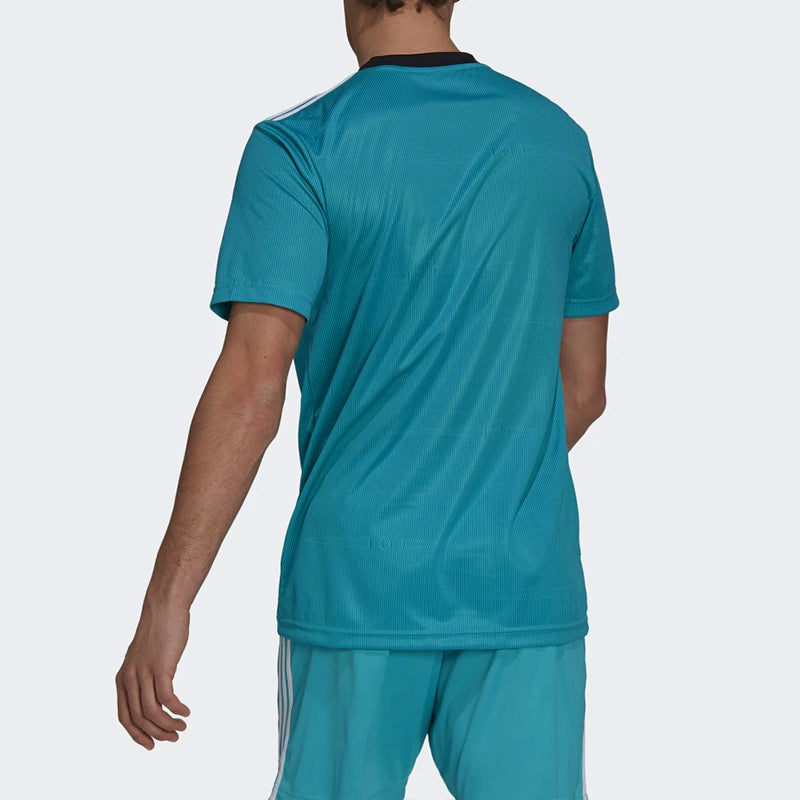 Джерси Men's adidas Real Madrid 2nd Away Fan Edition Short Sleeve Soccer/Football Malachite Green Jersey — фото 4