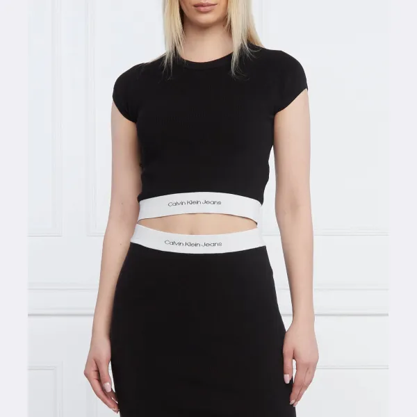 

Облегающая футболка Calvin Klein, черный