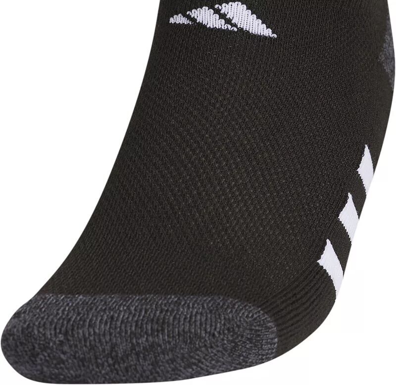 Комплект из шести пар носков Adidas Youth с мягкой подкладкой для неявок, черный — фото 2