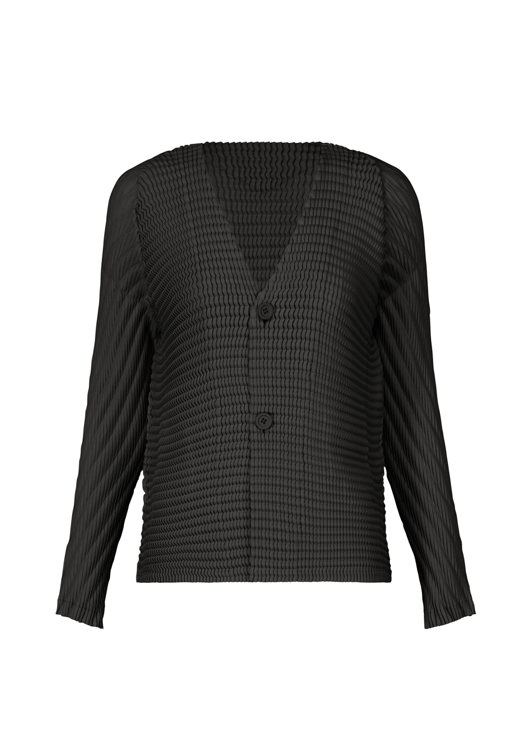 

Кардиган wool like pleats Issey Miyake, черный