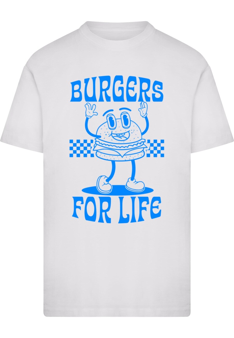 

Рубашка Merchcode Burgers For Life, белый