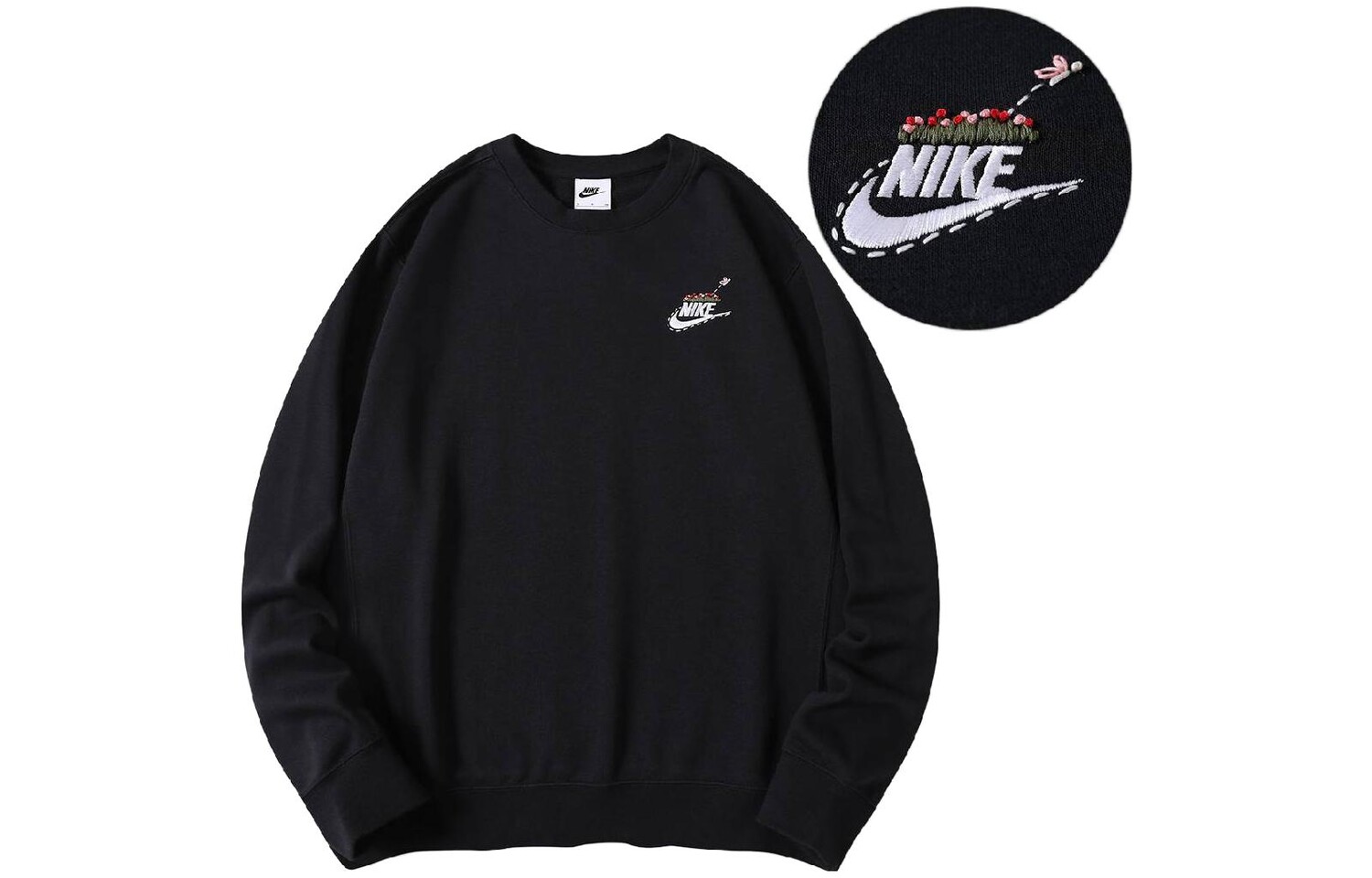 

Толстовка унисекс розовая бабочка Nike, цвет Pink butterfly