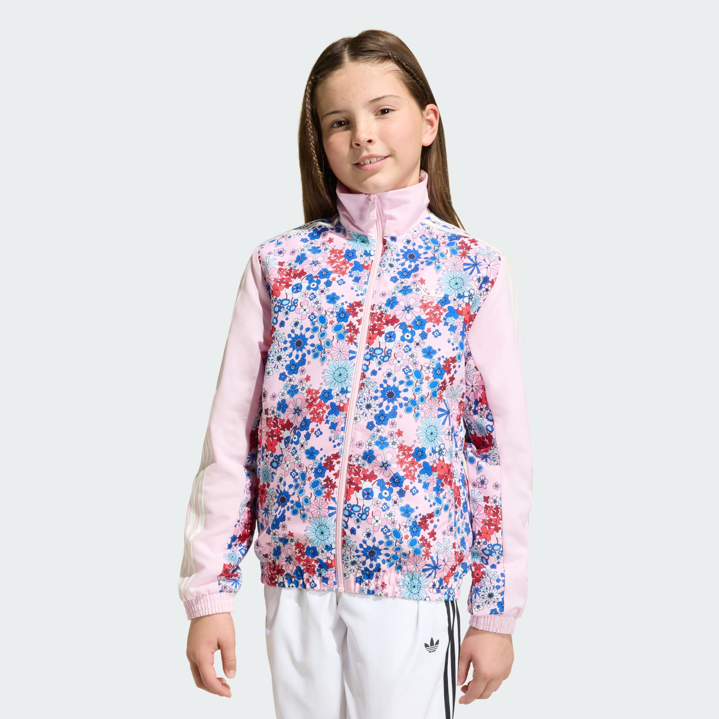 Куртка межсезонная 'Adidas Originals x Liberty London' в цвете Rose — фото 3