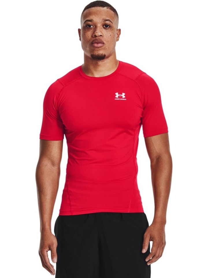 

Футболка T-Shirt HeatGear Armor красного цвета Under Armour, Красный, Футболка T-Shirt HeatGear Armor красного цвета Under Armour