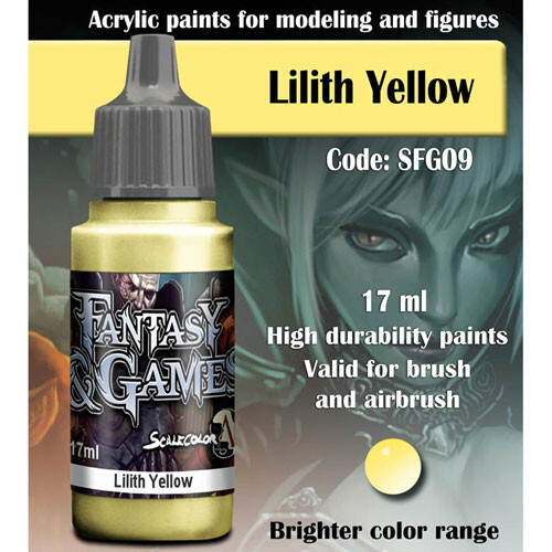 

Миниатюра Scale 75 USA Fantasy & Games Paint: Lilith Yellow (17ml)