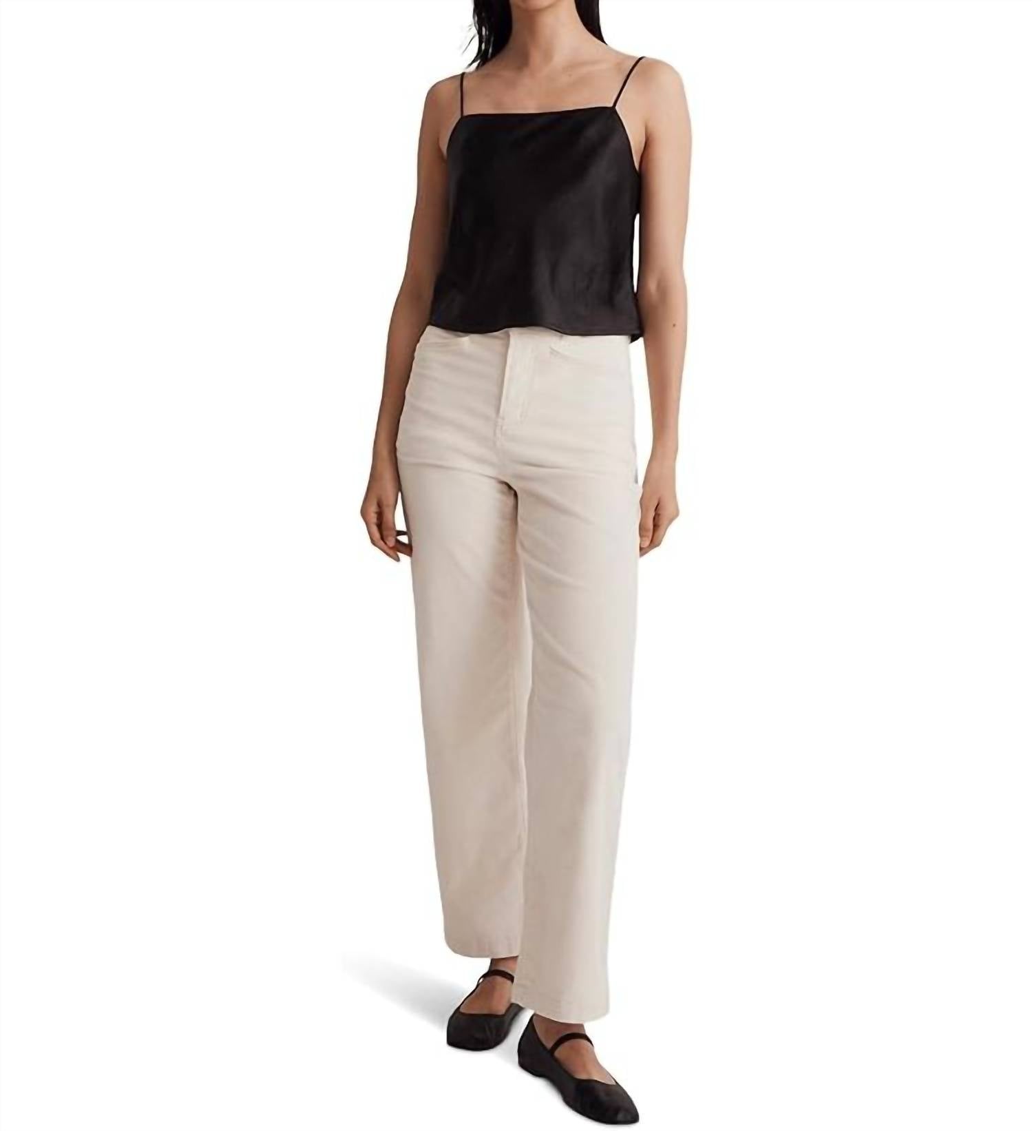 

Джинсы Emmett Corduroy - Petite в античном кремовом цвете Madewell