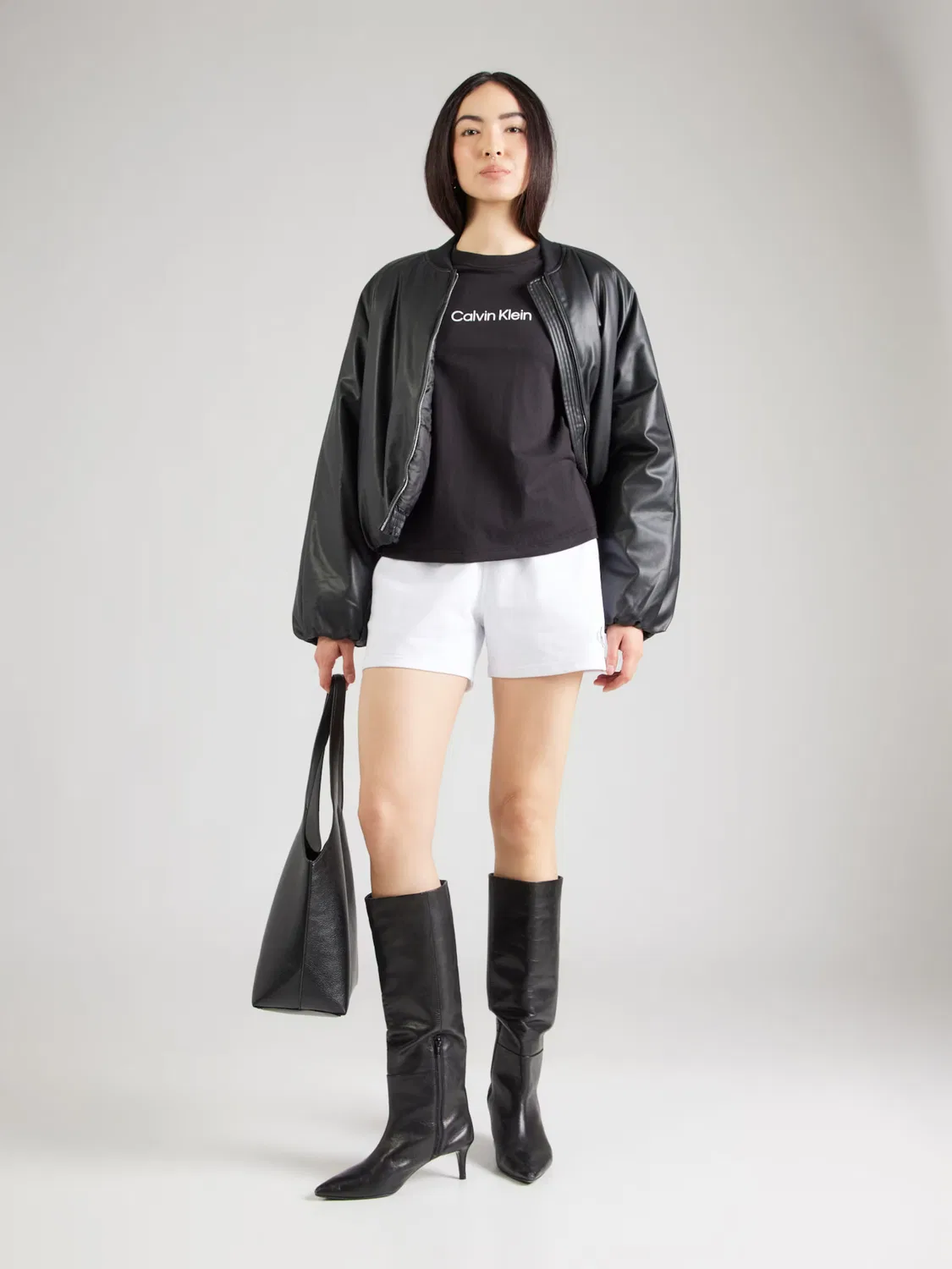 Рубашка Calvin Klein CLASSIC черного цвета — фото 4