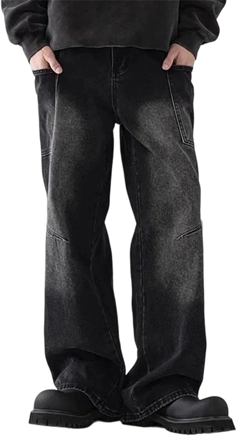 Джинсы мешковатые Men's Retro Baggy, черный