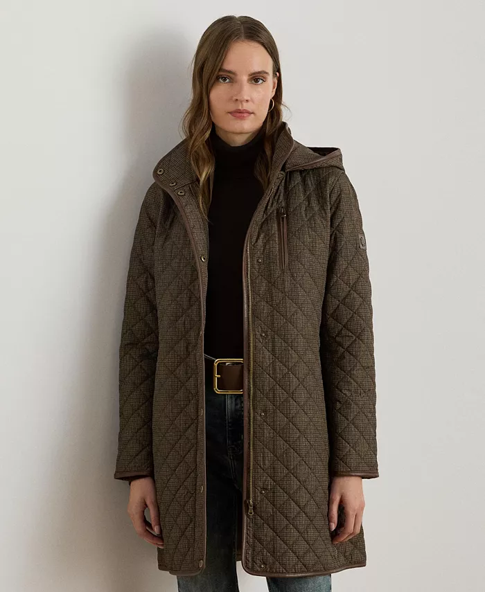 

Женское стеганое пальто с капюшоном, P/XS-XXL Lauren Ralph Lauren