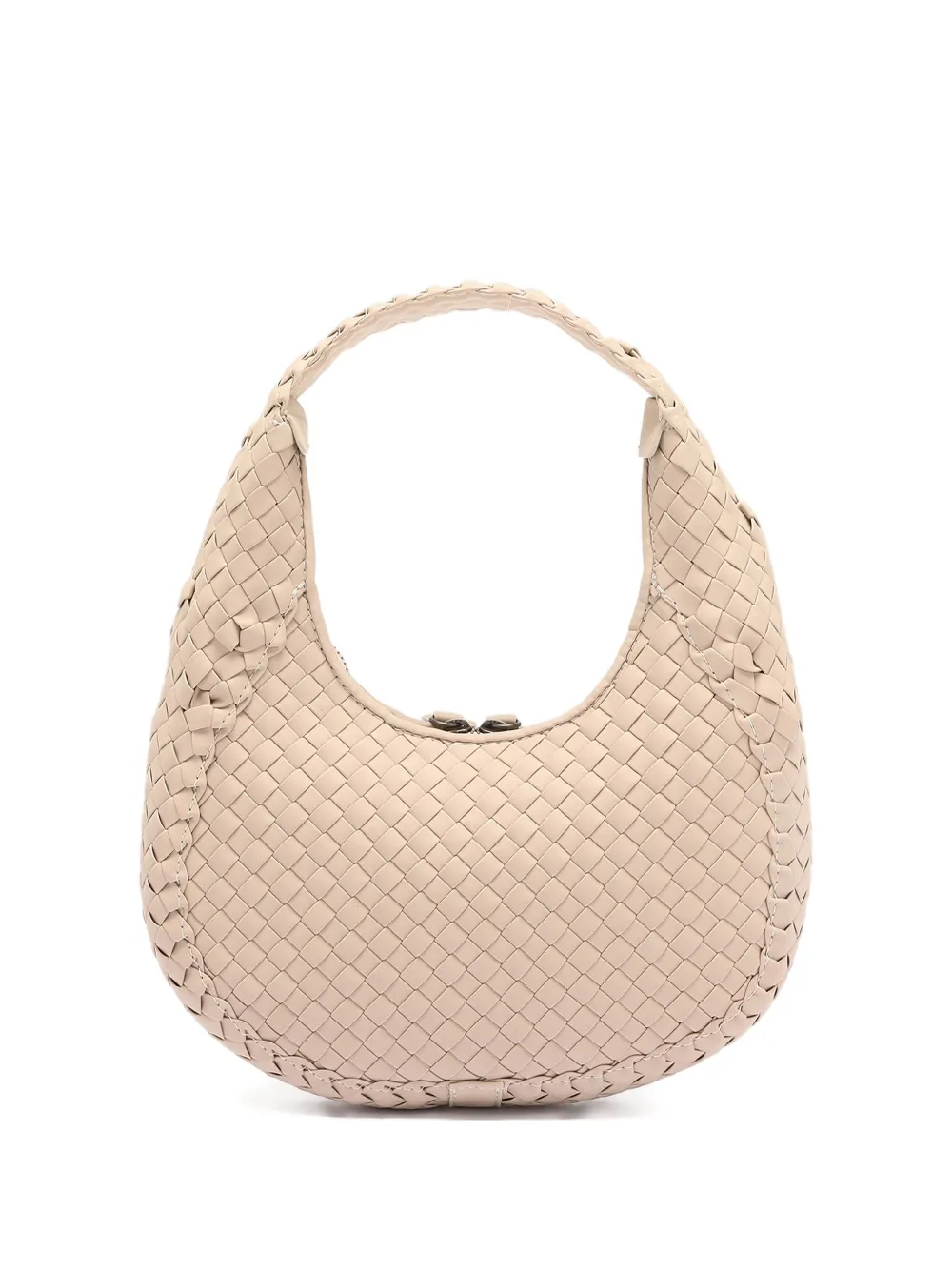 

Плетеная кожаная сумка на плечо Officine Creative, нейтральный