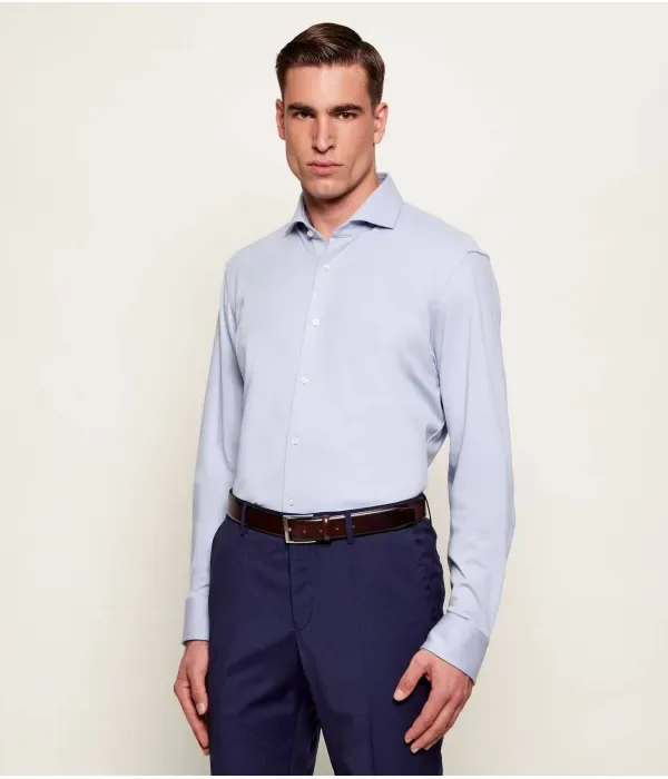Рубашка P-JOE-SP-261 regular fit Boss, небесно-голубой