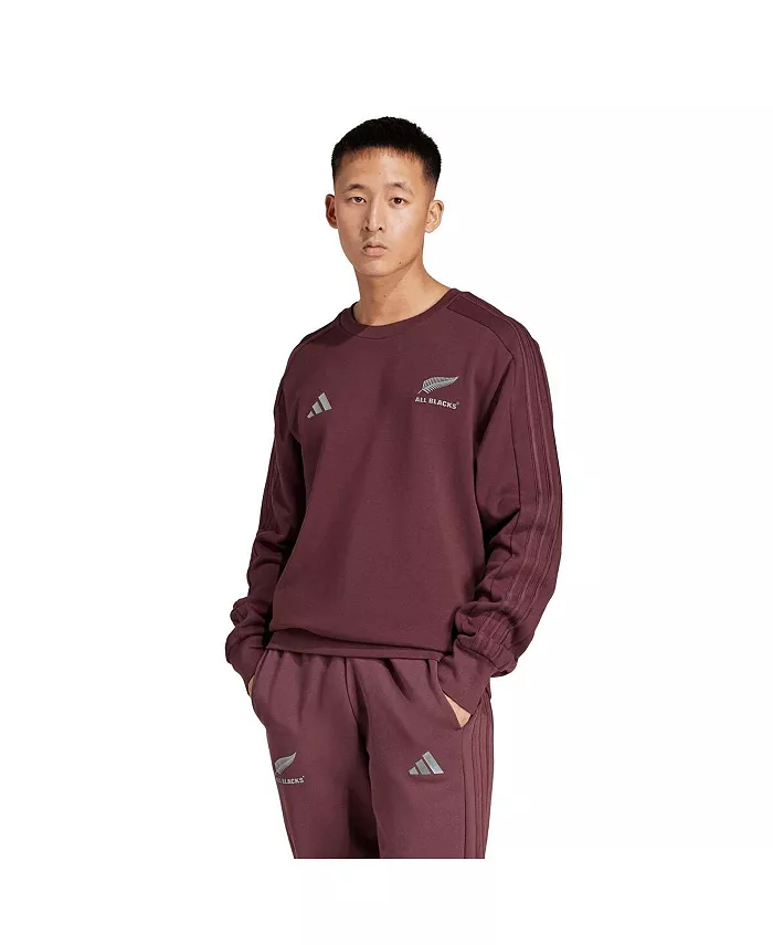 

Мужской бордовый свитшот New Zealand Rugby All Blacks Adidas