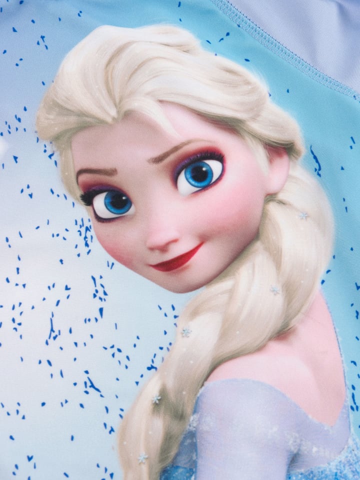 Купальник Frozen Swim Set UV Protection 50, рубашка с длинными рукавами и штанами синего цвета Disney Frozen — фото 4
