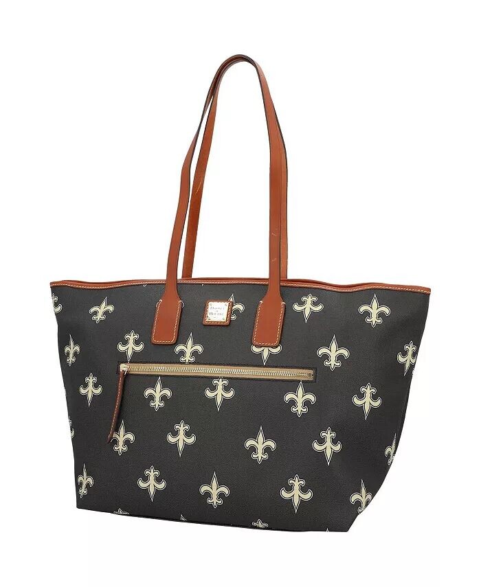 

Женская спортивная сумка-тоут New Orleans Saints с монограммой и застежкой-молнией Dooney & Bourke
