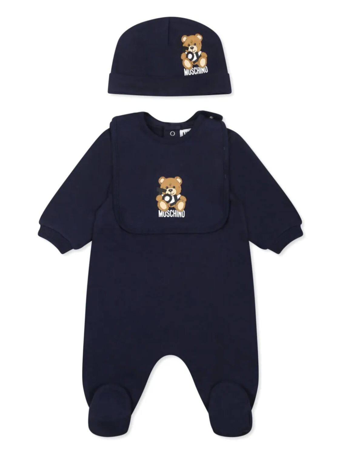 

Детский комплект Moschino Kids из хлопка, синий