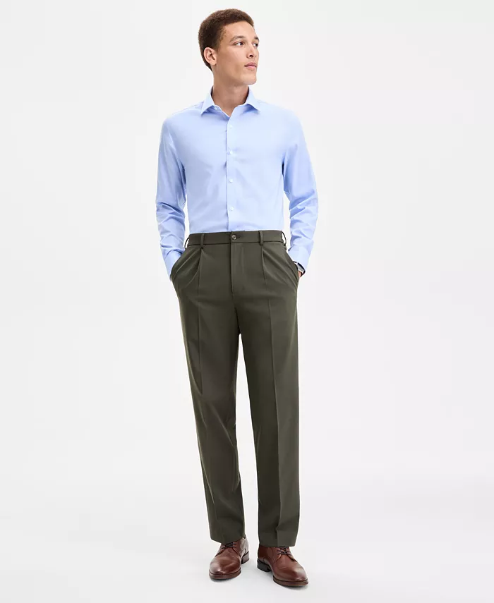 

Мужские брюки Modern-Fit Dean Solid Tommy Hilfiger, зеленый