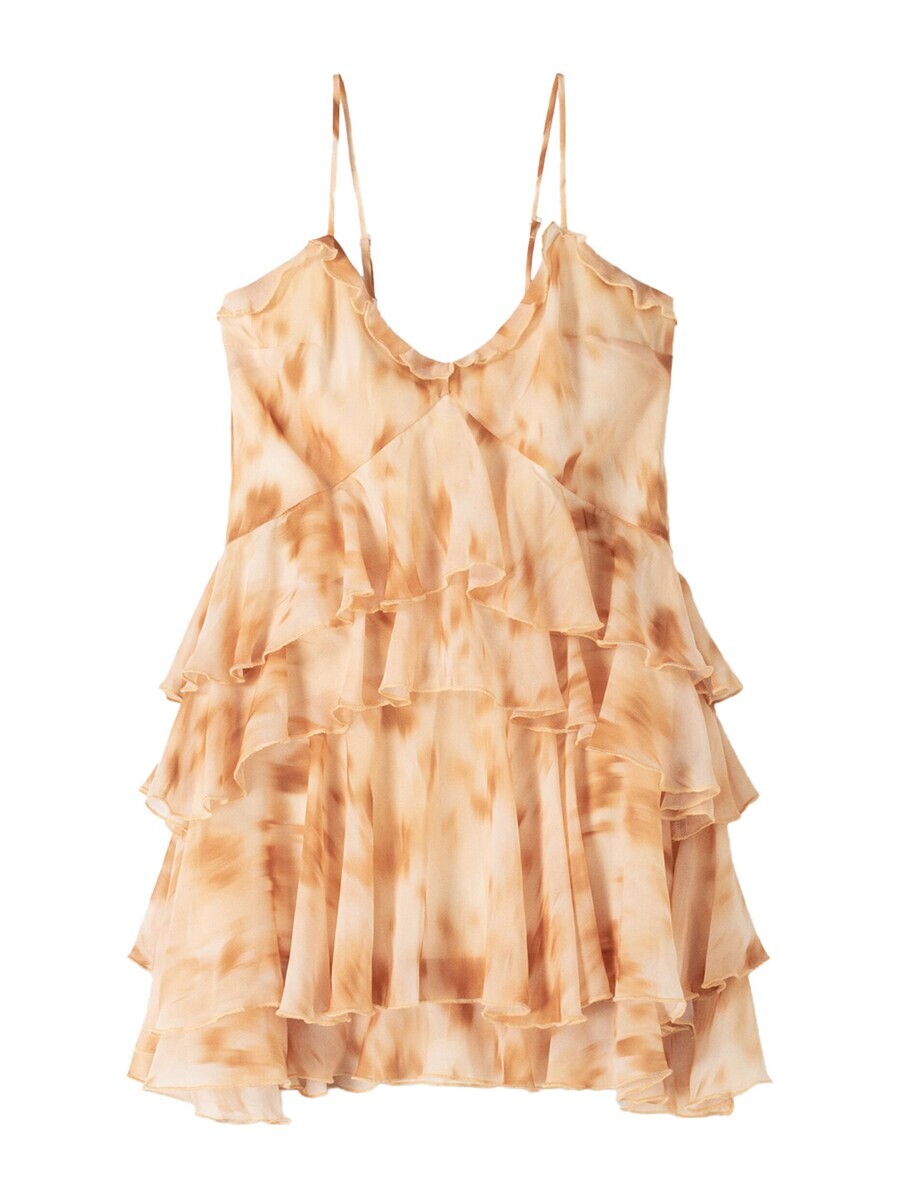 

Летнее платье Bershka Summer Dress, цвет beige/camel