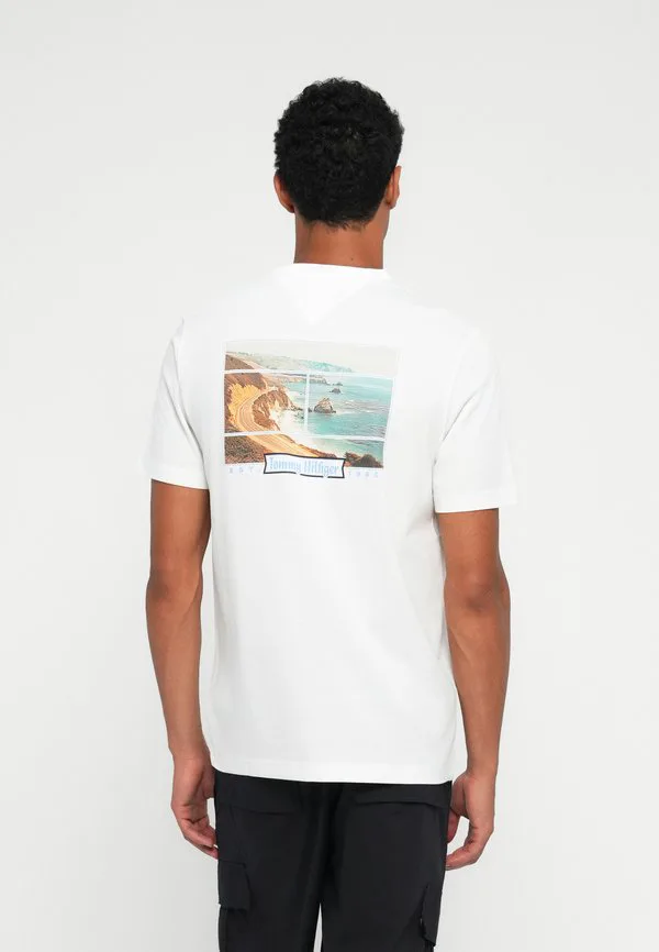 Футболка с фотопринтом побережья Tommy Hilfiger, Ecru