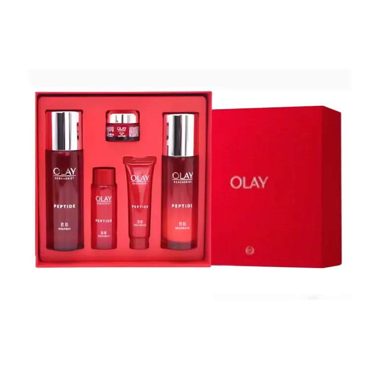 

Olay Набор для ухода за кожей Red Bottle Lotion, подтягивающий и увлажняющий, 5 предметов
