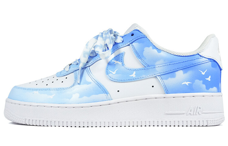 

Кроссовки Nike Air Force 1 Skateboard Shoes Women's Low-Top Blue/White