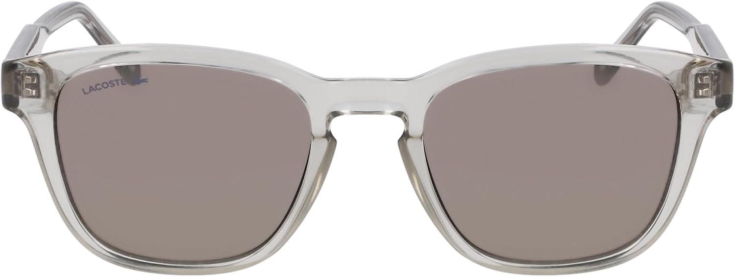 

Lacoste мужские L6026s прямоугольные солнцезащитные очки, Light Grey