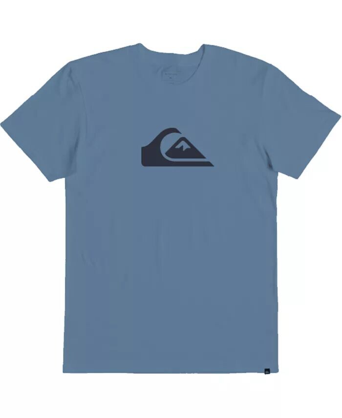 

Мужская футболка с коротким рукавом и логотипом Comp Mt0 Quiksilver, синий