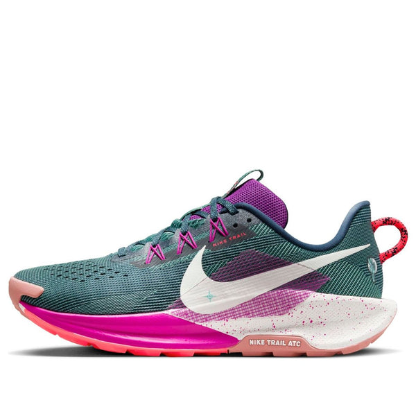 

Кроссовки react pegasus trail 5 'armory navy vivid grape green frost phantom' Nike, синий