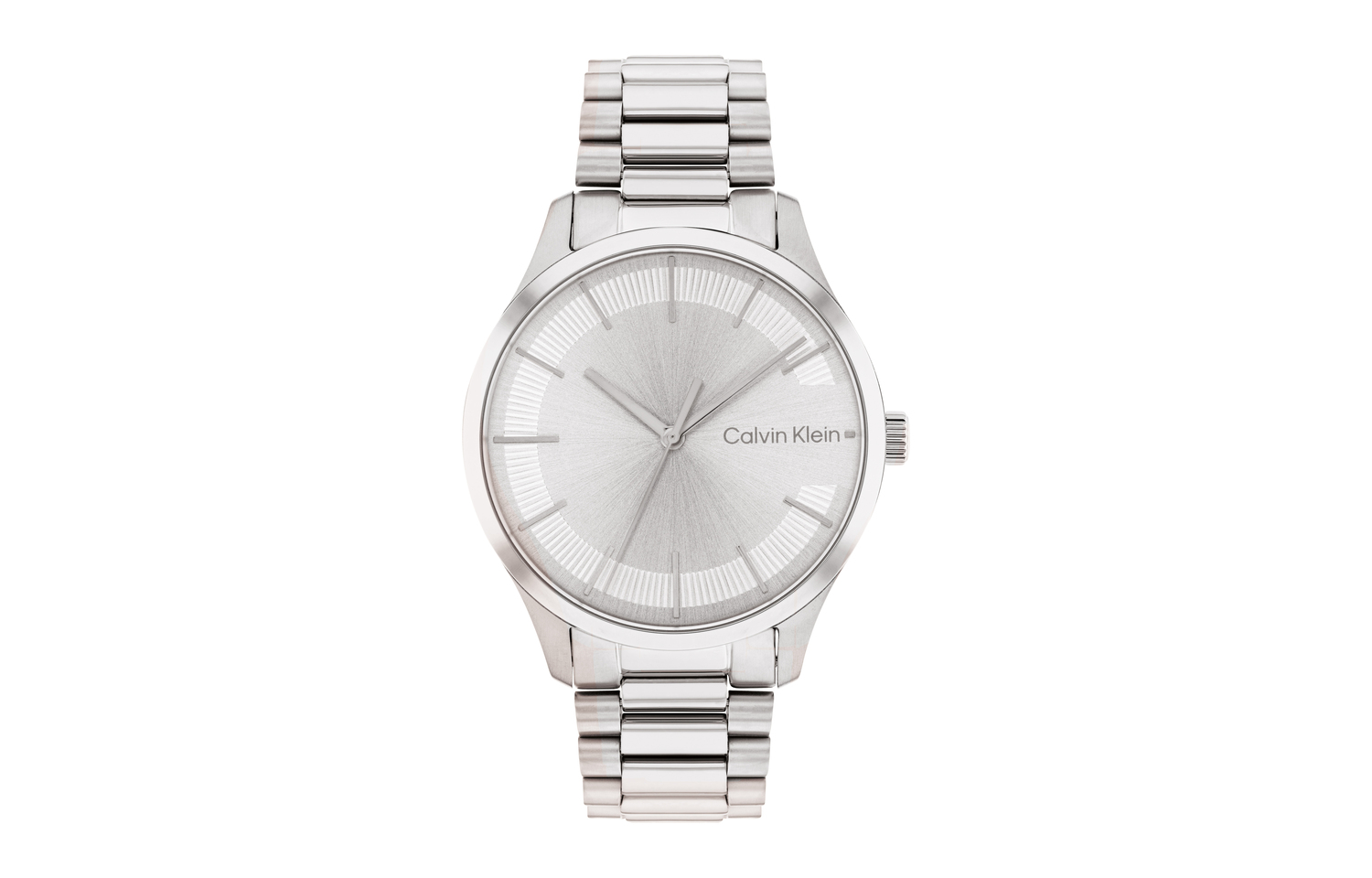 

Calvin Klein Часы Logo Series Wrist Watch Quartz Movement Steel Strap 35mm Silver Dial Women's Watch 25200041 gj, Silver (Single Watch)