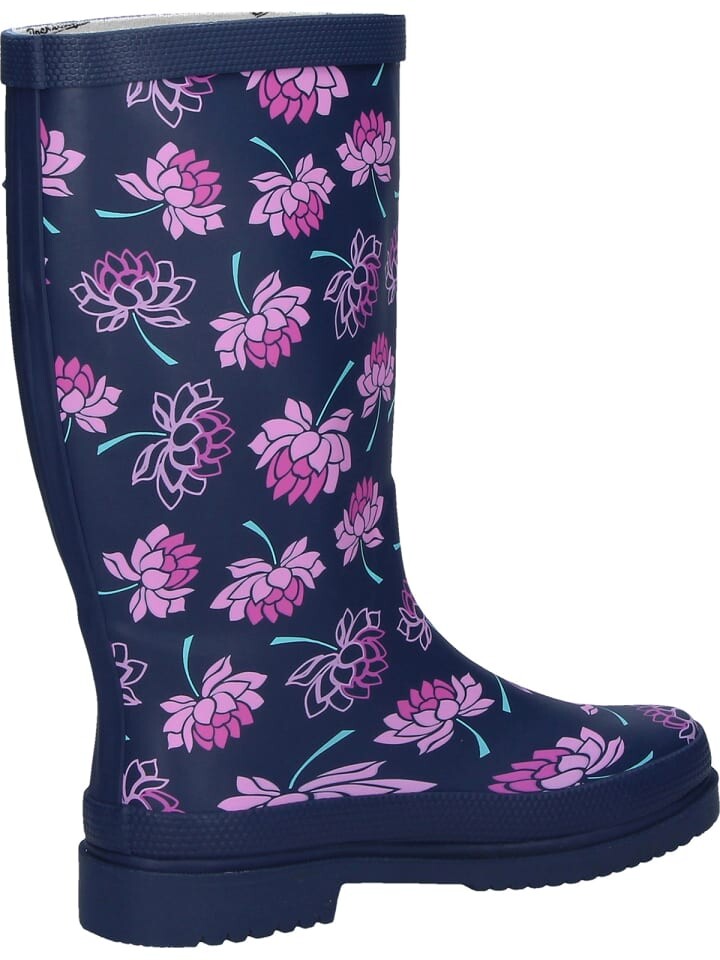 Резиновые сапоги Bockstiegel Regenstiefel Lena, цвет dunkelblau/multi — фото 4