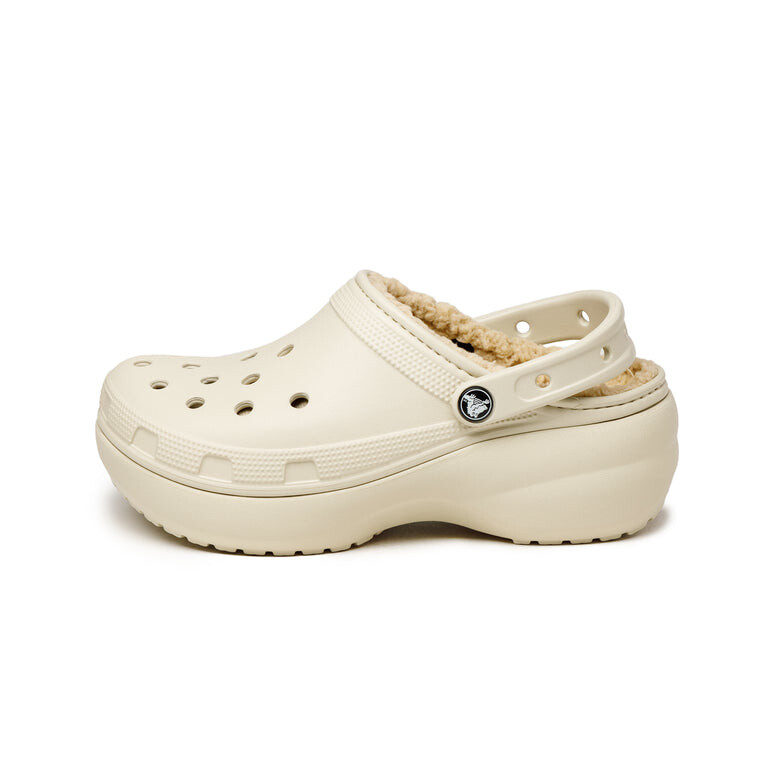 

Сабо Classic Platform Lined Clog W Crocs, цвет bone