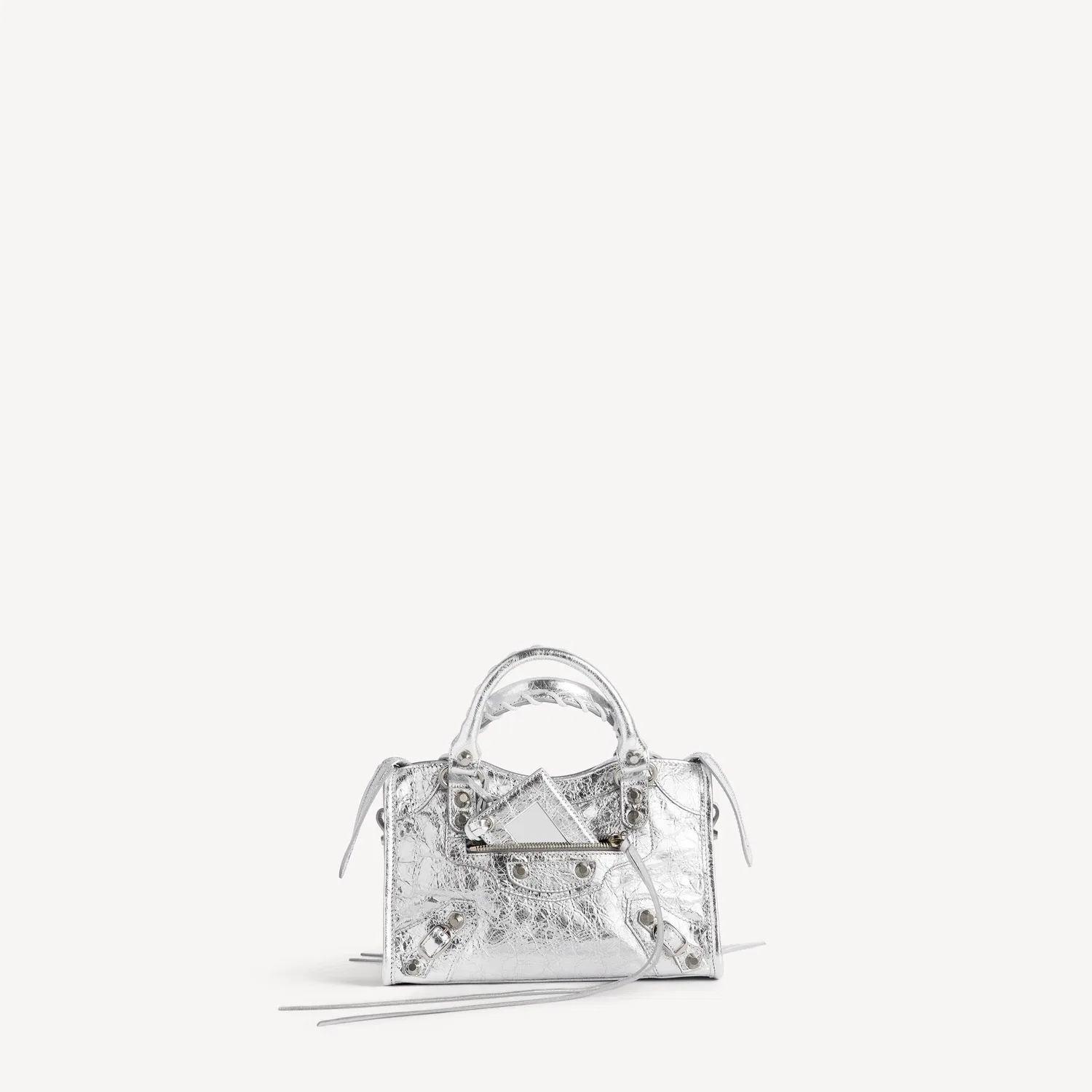 Женская сумка Le City Mini из серебра BALENCIAGA, серебряный