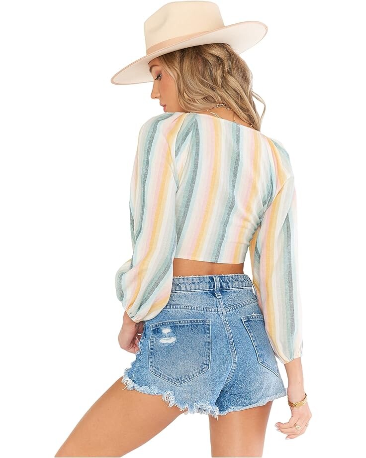 

Топ Show Me Your Mumu Lexa Top, цвет Sunset Stripe