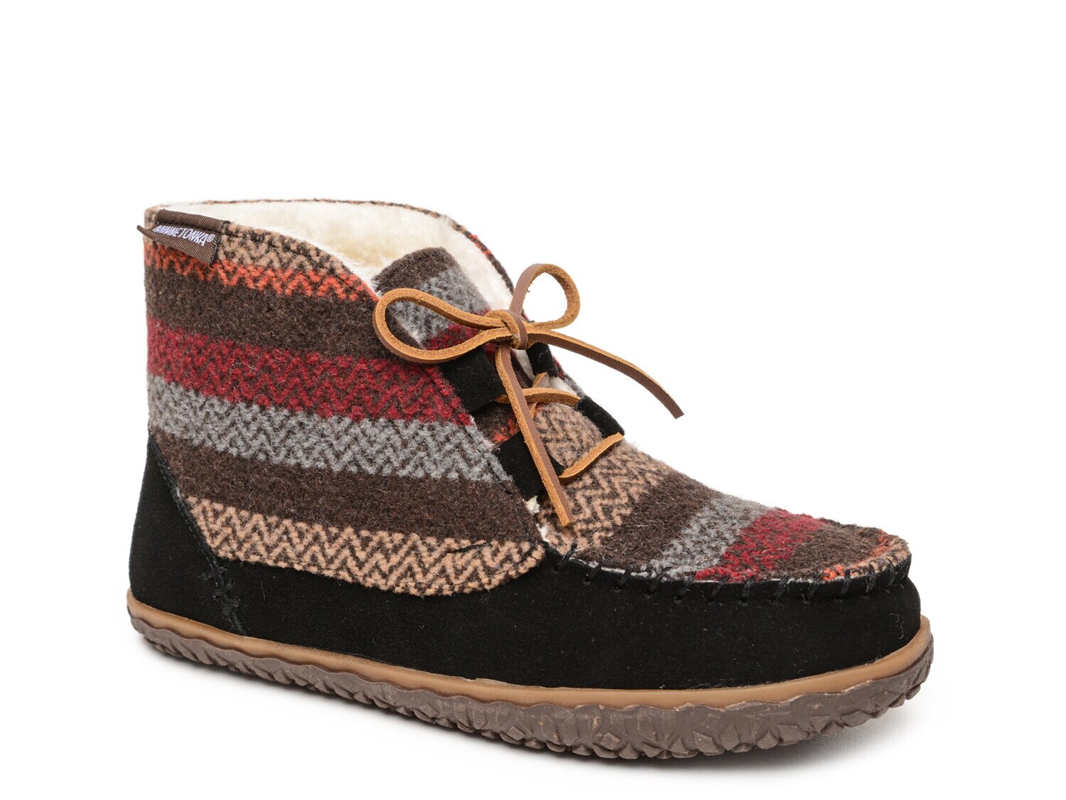 Тапочки-сапожки Minnetonka Torrey, черный