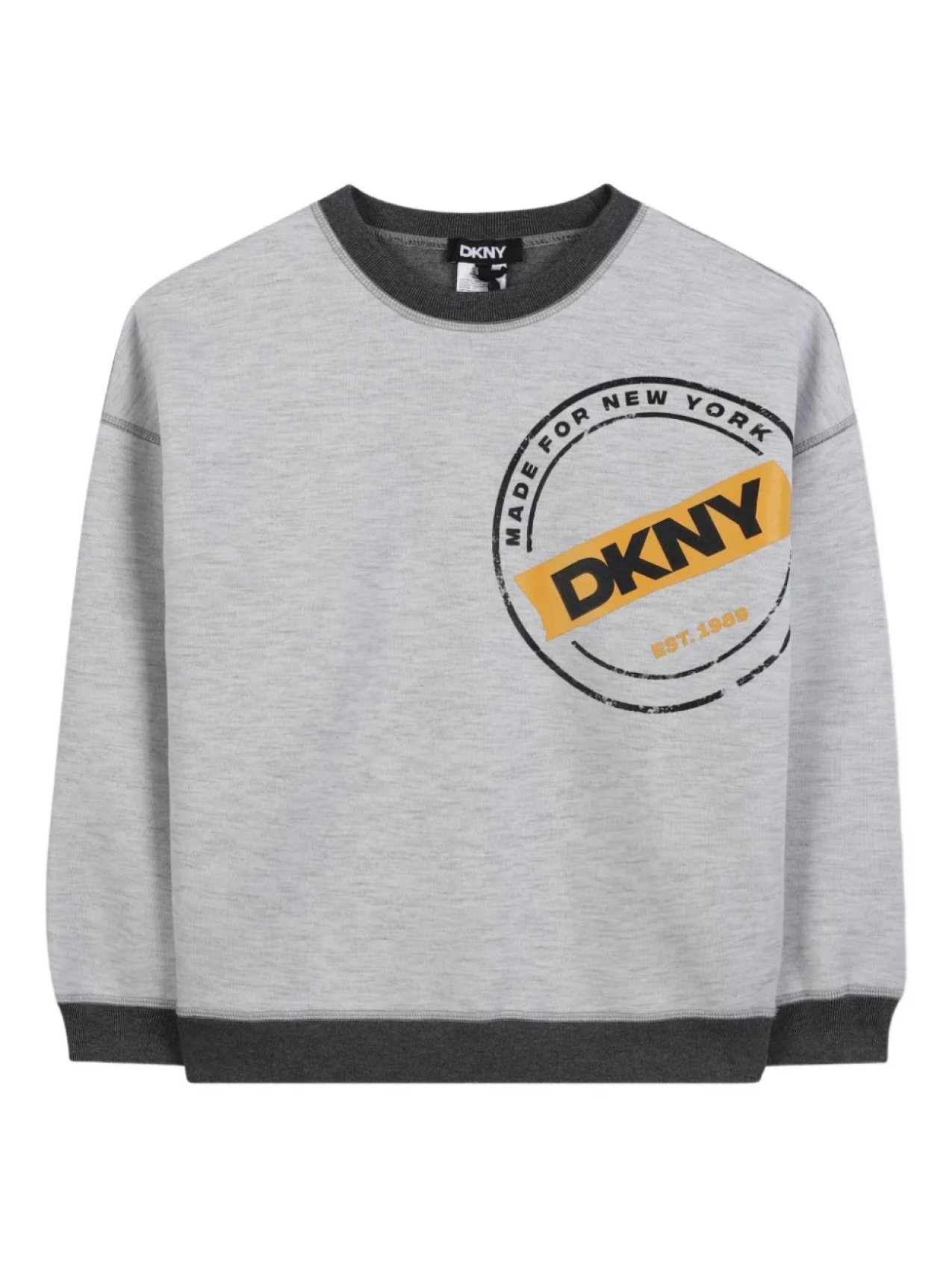

Dkny Kids толстовка с логотипом, серый