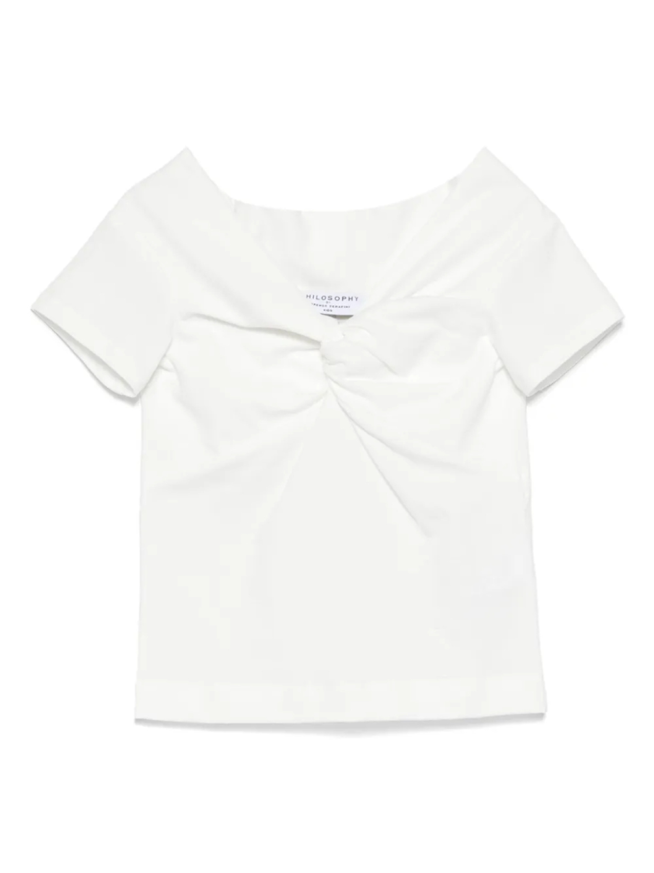 

Philosophy Di Lorenzo Serafini Kids футболка с узлом, белый