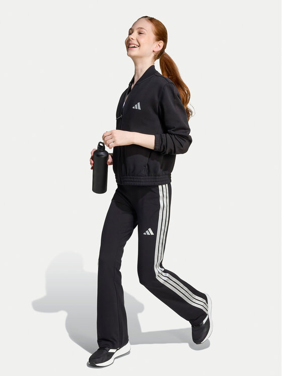 Спортивный костюм regular fit Glam Track JL7474 Adidas, черный — фото 2